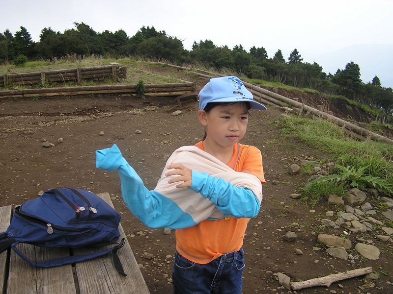 丹沢表尾根 -- 風邪を引かないよう