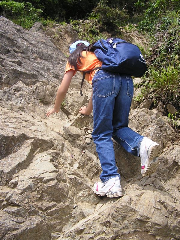 丹沢表尾根 -- 足下を確認しながら