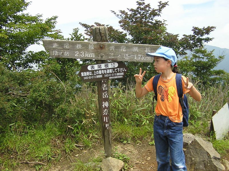 丹沢表尾根 -- 行者岳