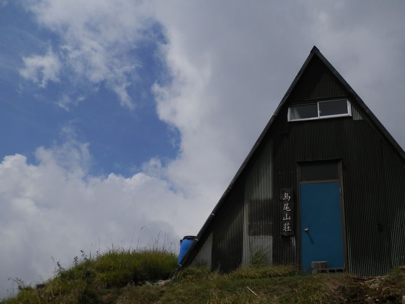 烏尾山で見た青い色