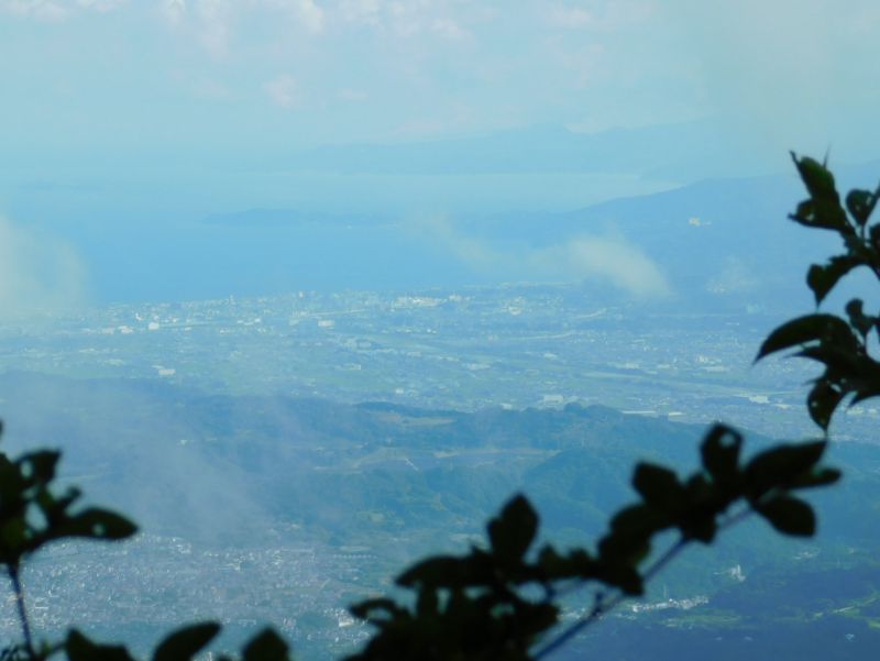 伊豆半島と真鶴半島が見えた！