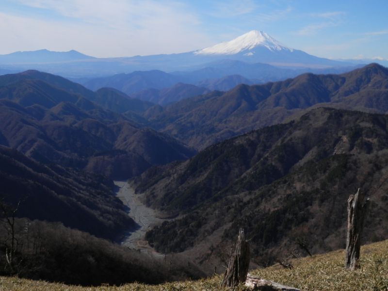 富士山と愛鷹連峰を望む