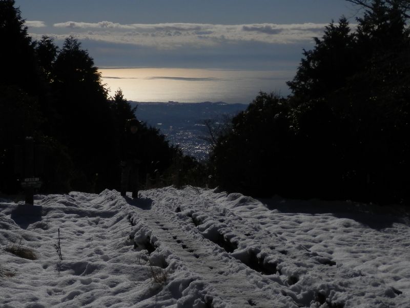 萱場平から、海がきれい