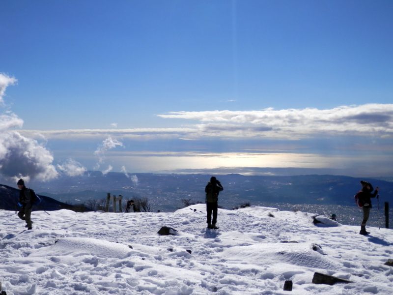 塔ノ岳より、太平洋を望む