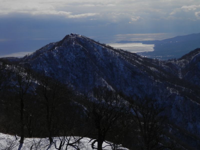 丹沢山より、塔ノ岳ズームイン