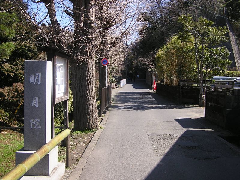 天園 -- 明月院に向かって歩く
