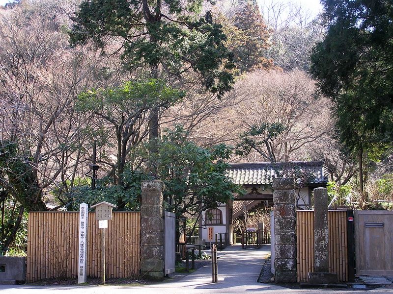 天園 -- あじさい寺として有名な明月院の前を通過