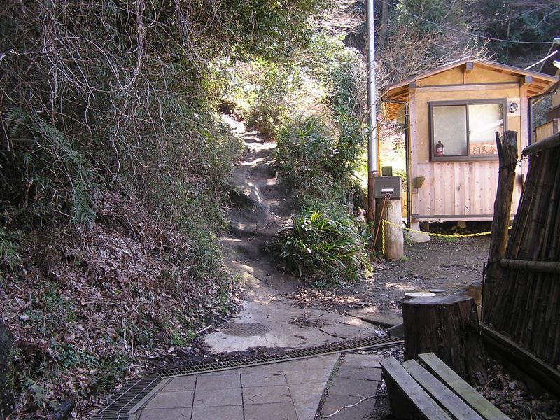 天園 -- すぐに登山道に入る