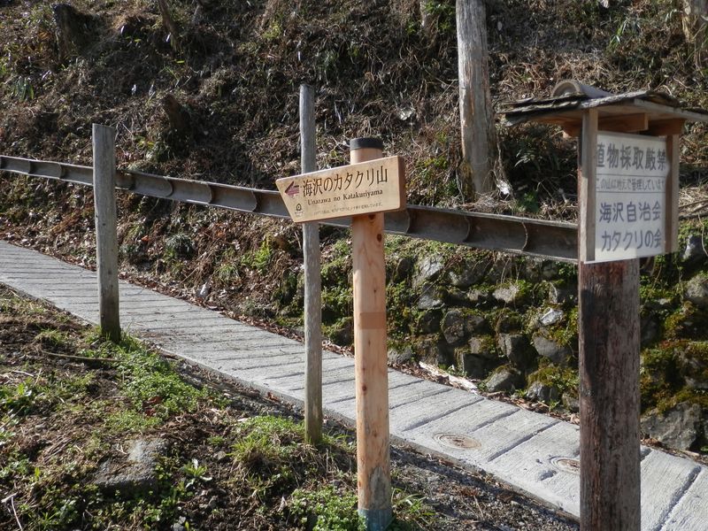 カタクリ山入口