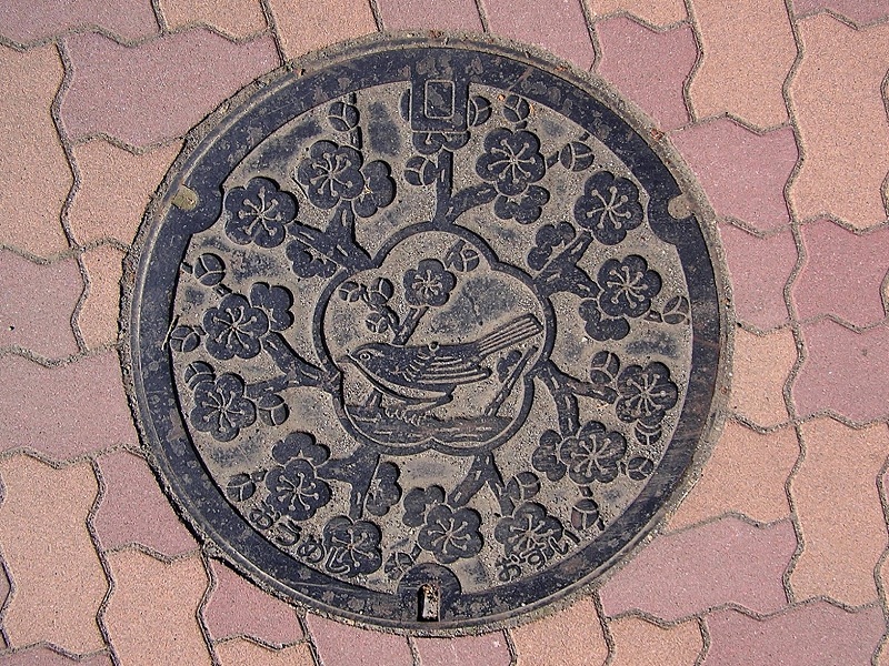 天狗岩・赤ぼっこ -- 青梅市の汚水マンホールの蓋