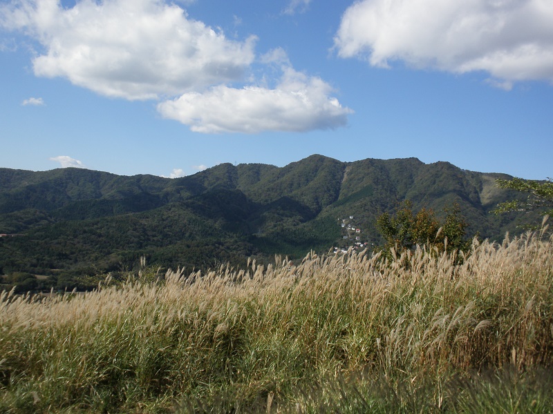高指山より石割山を望む