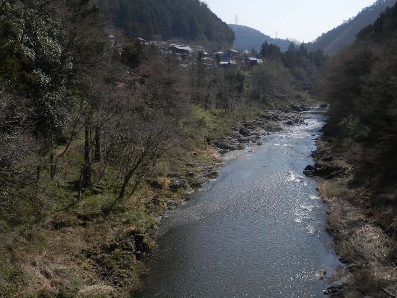 寸庭橋より、多摩川下流方向