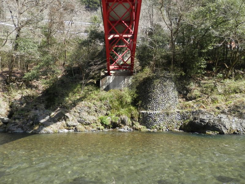 かつて、ここには吊橋があった