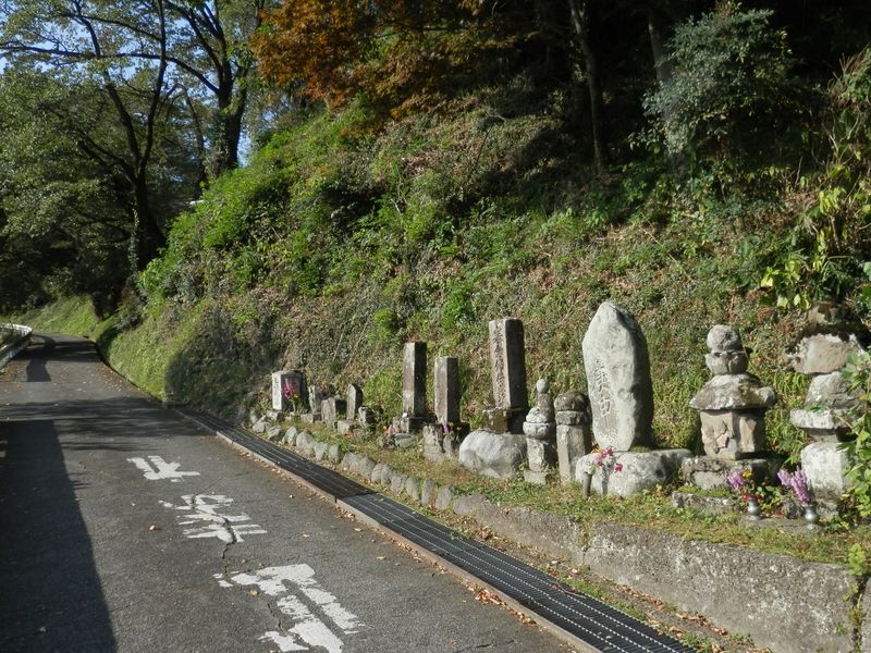 広徳寺入口で左折。坂を上る