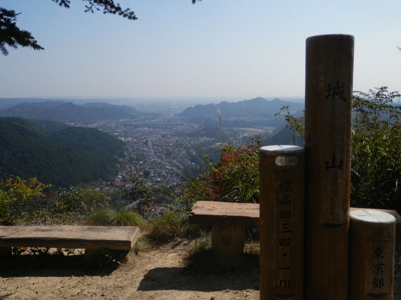 城山山頂からの眺望