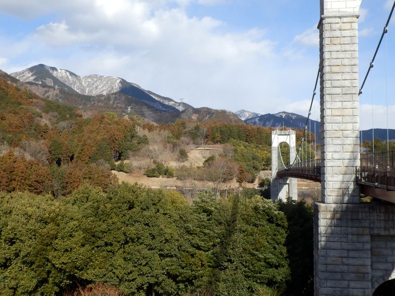 三ノ塔、二ノ塔、大山、風の吊橋