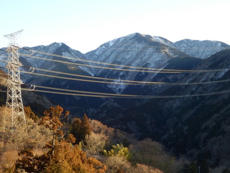 寒そうな、烏尾山、三ノ塔、二ノ塔