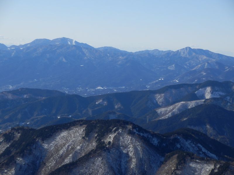 箱根大涌谷と金時山