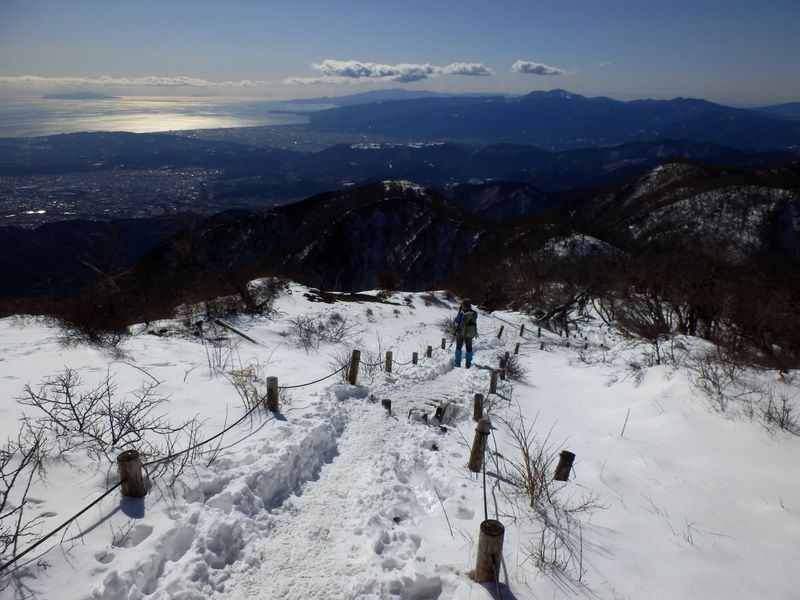 下りの眺めもすばらしい