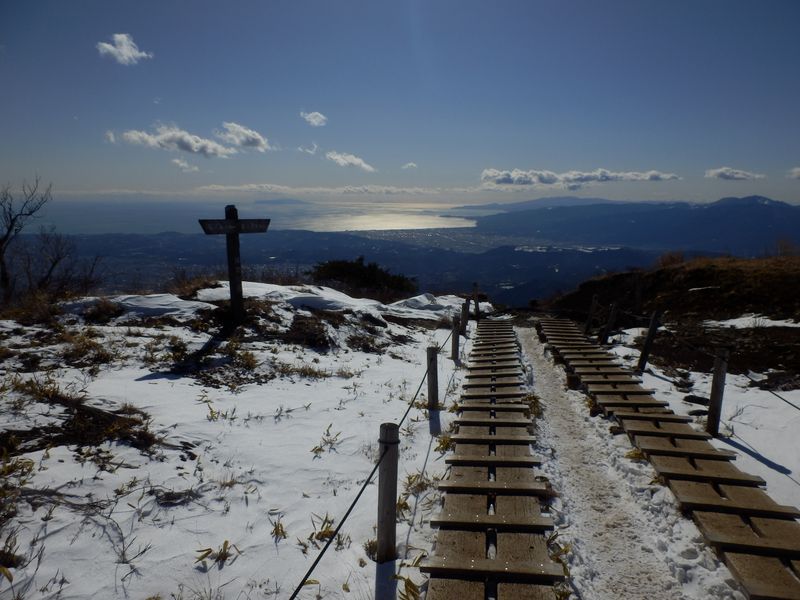 花立より、太平洋を望む