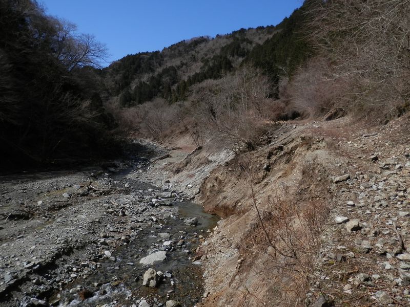 ここでも林道が崩壊