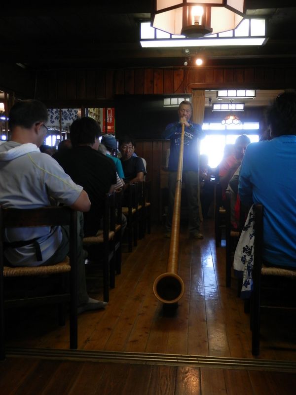 アルプホルン演奏