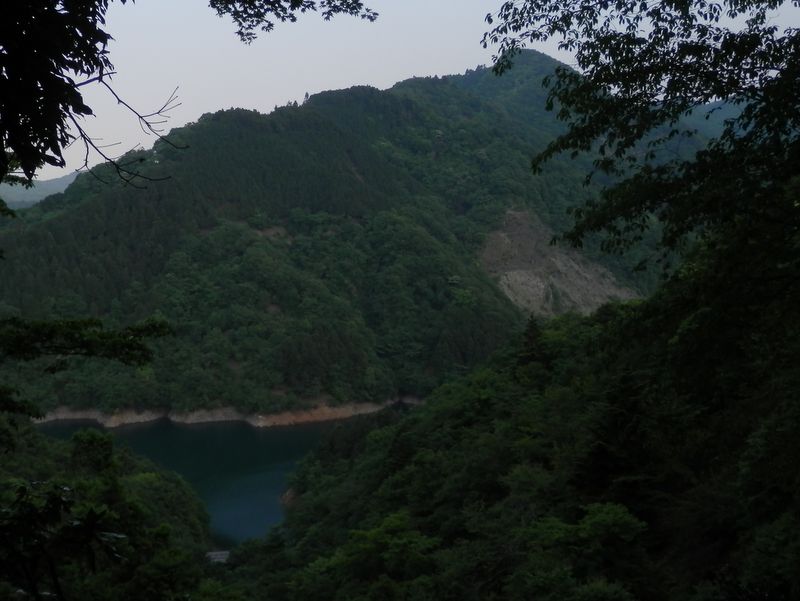 宮ヶ瀬尾根を望む