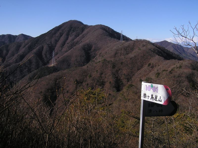 見晴らしの良い1340mピークから望む本社ヶ丸