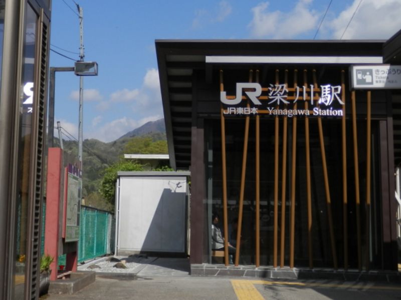 梁川駅がちょっとおしゃれに