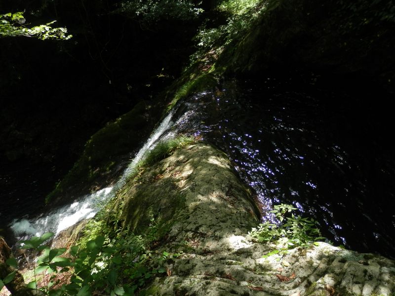 三ツ釜の滝の、二段目の釜