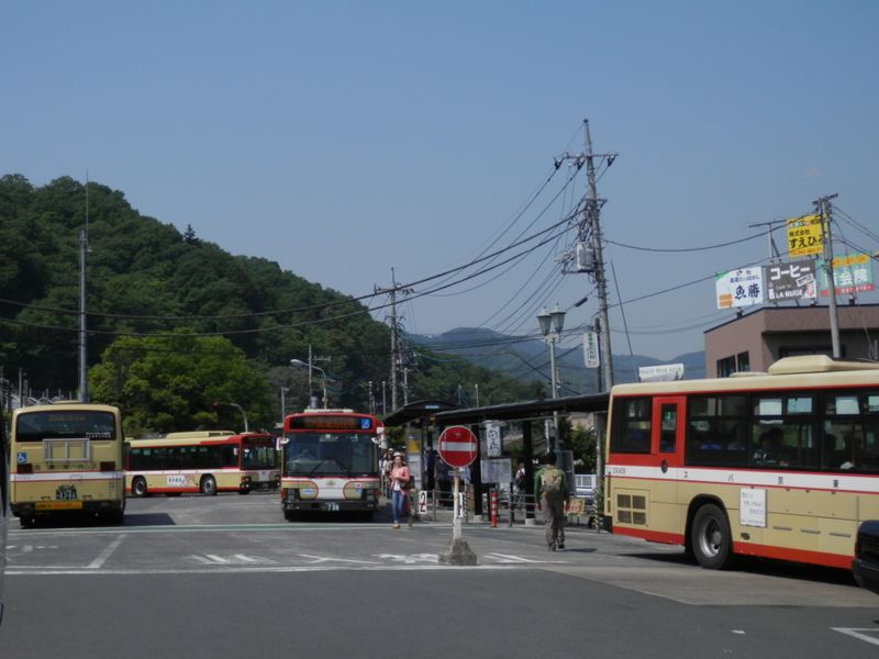 JR高尾駅北口から歩いて出発