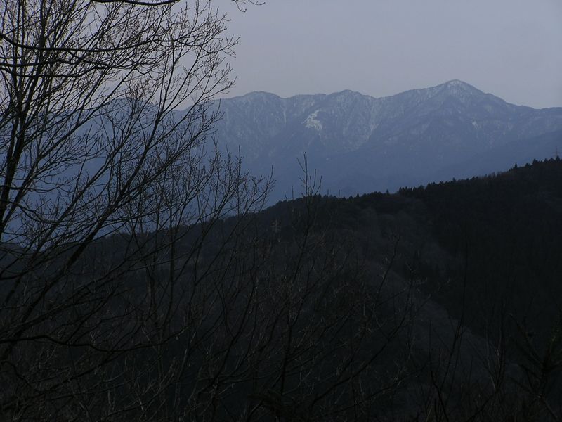 裏高尾 -- 富士見台から丹沢を望む