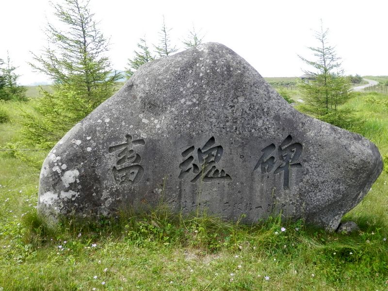 美ヶ原 -- 珍しい「畜魂碑」