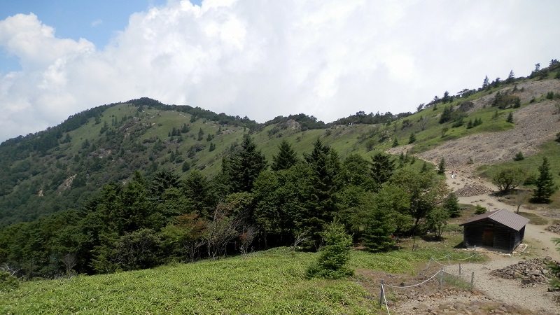 大菩薩嶺と賽の河原（旧大菩薩峠）