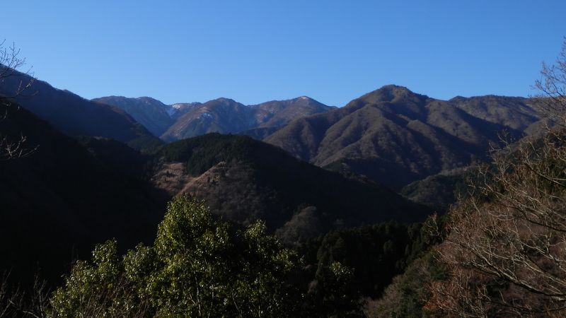 不動ノ峰、白馬尾根、蛭ヶ岳、榛ノ木丸