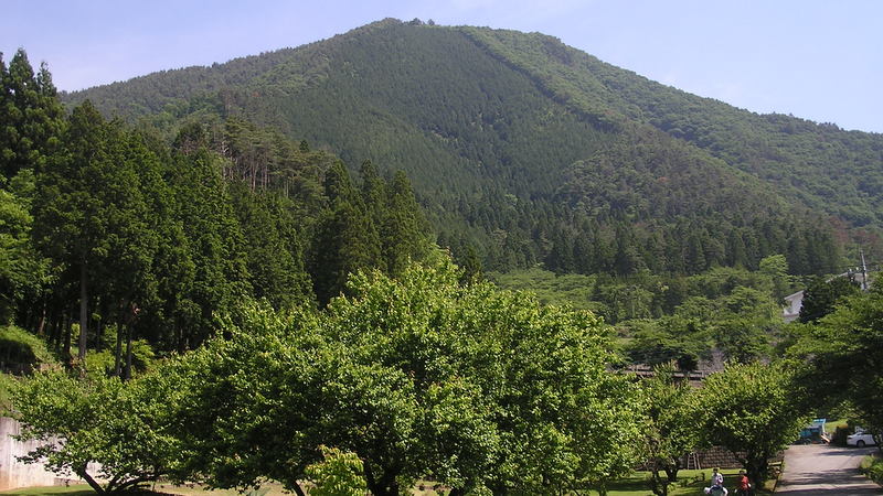 富士山のように、一目でわかる百蔵山