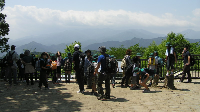 高尾山頂の大見晴台
