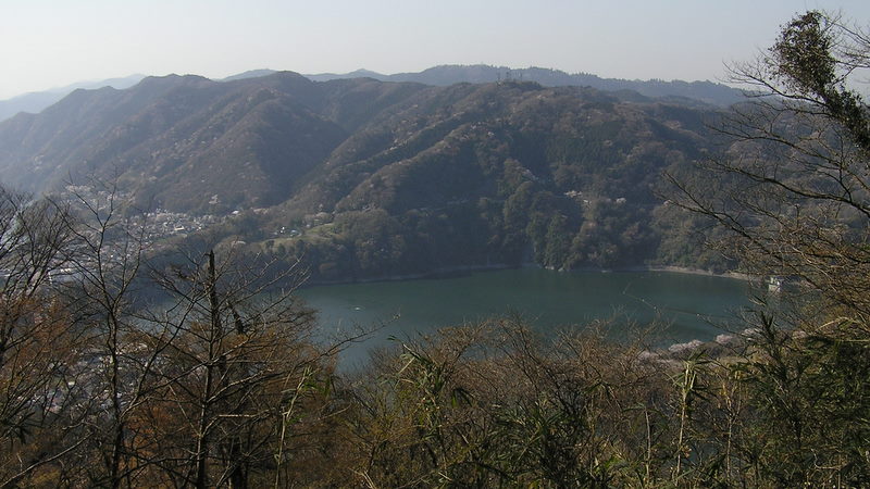 津久井城山のパノラマ