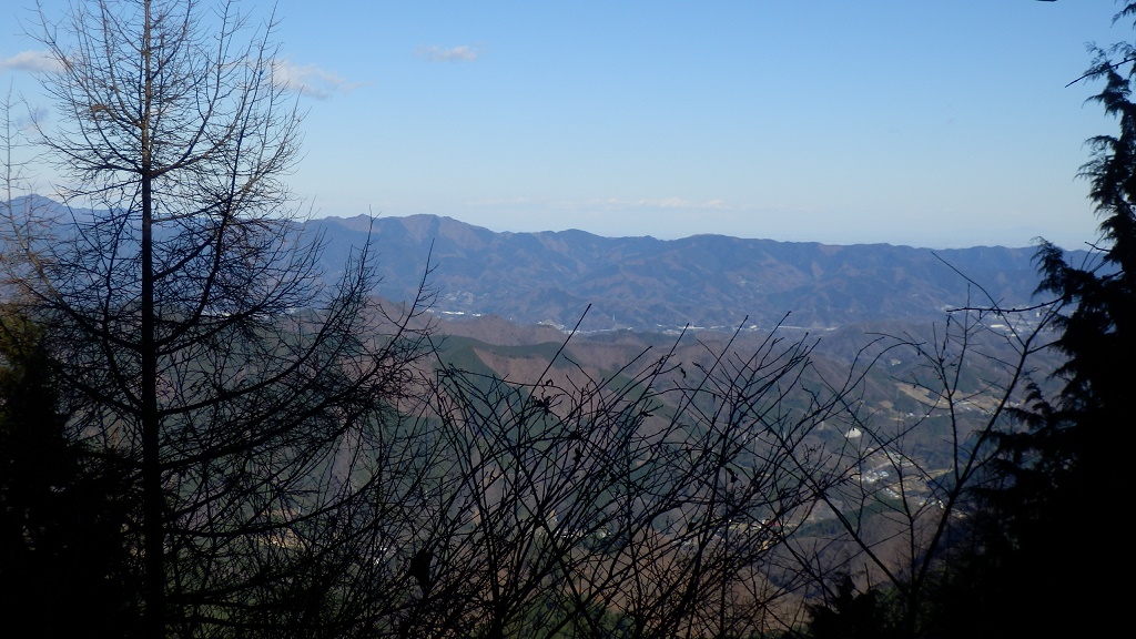 笹尾根のパノラマ