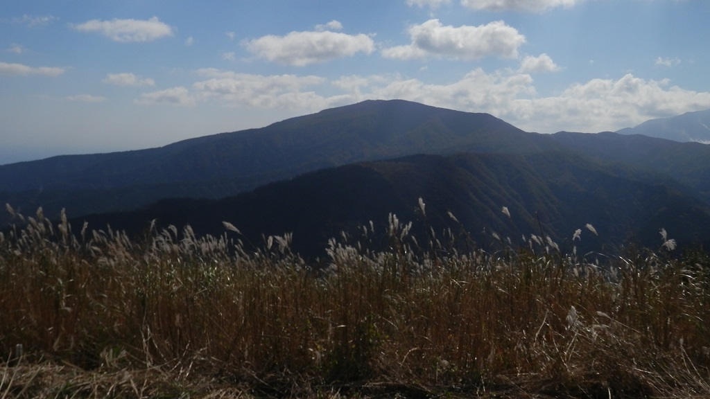 矢倉岳より、明神ヶ岳を望む