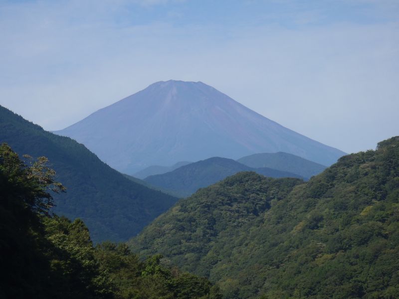 小菅沢橋より望む富士山